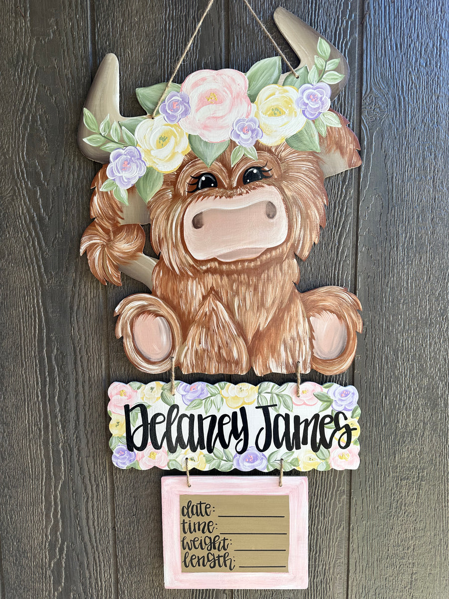 Door fashion hangers for baby girl