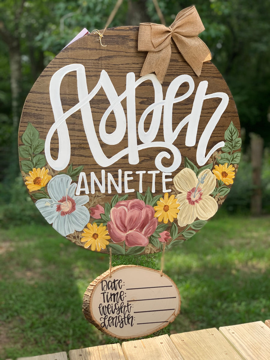 Door hangers sale for baby girl