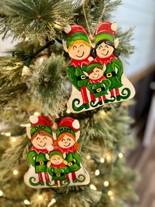 Elf Fam Ornament