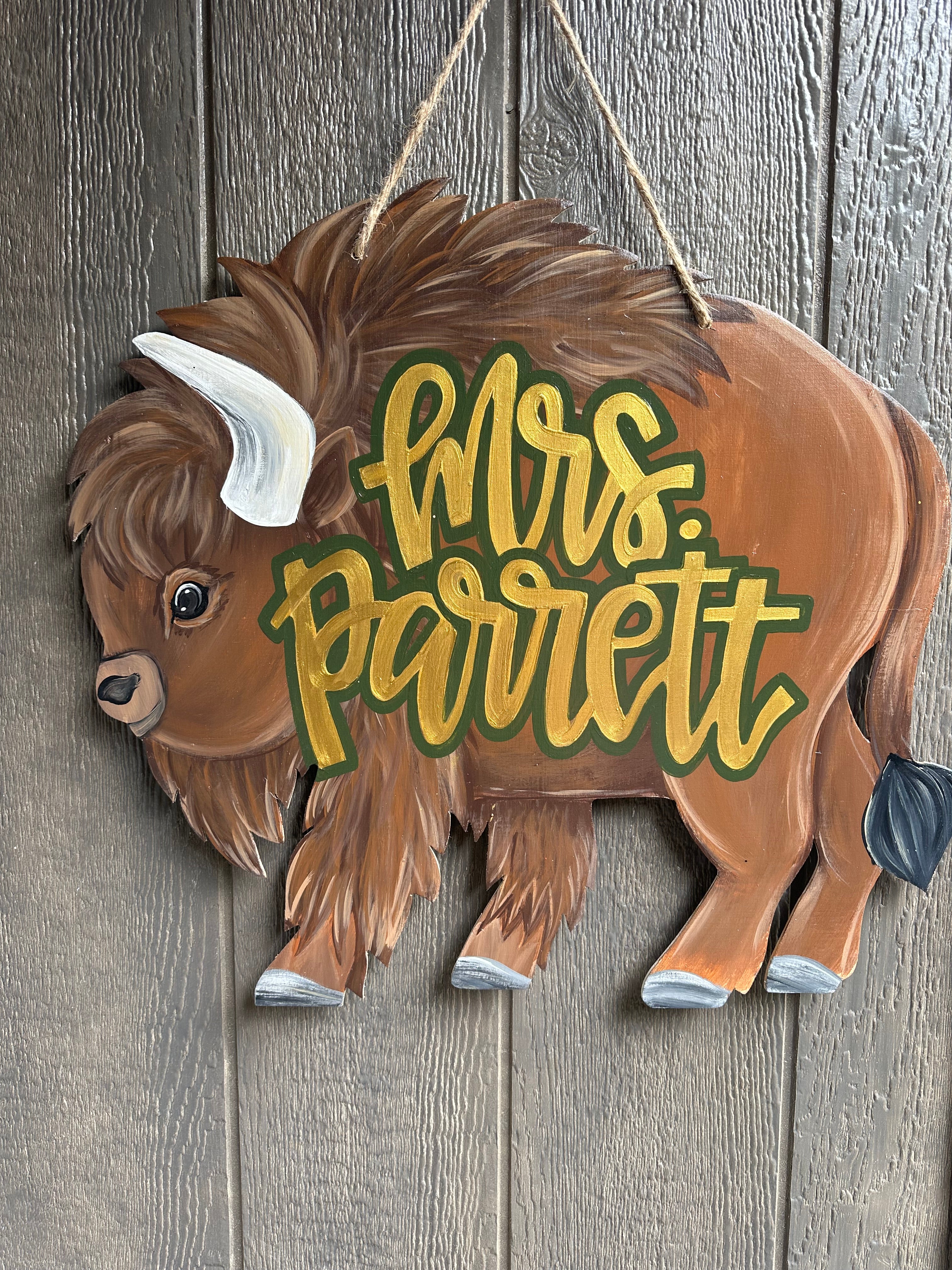 Buffalo Door Hanger