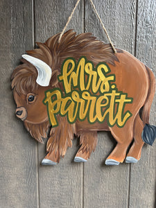 Buffalo Door Hanger