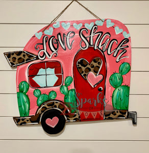 Love Shack Door Hanger