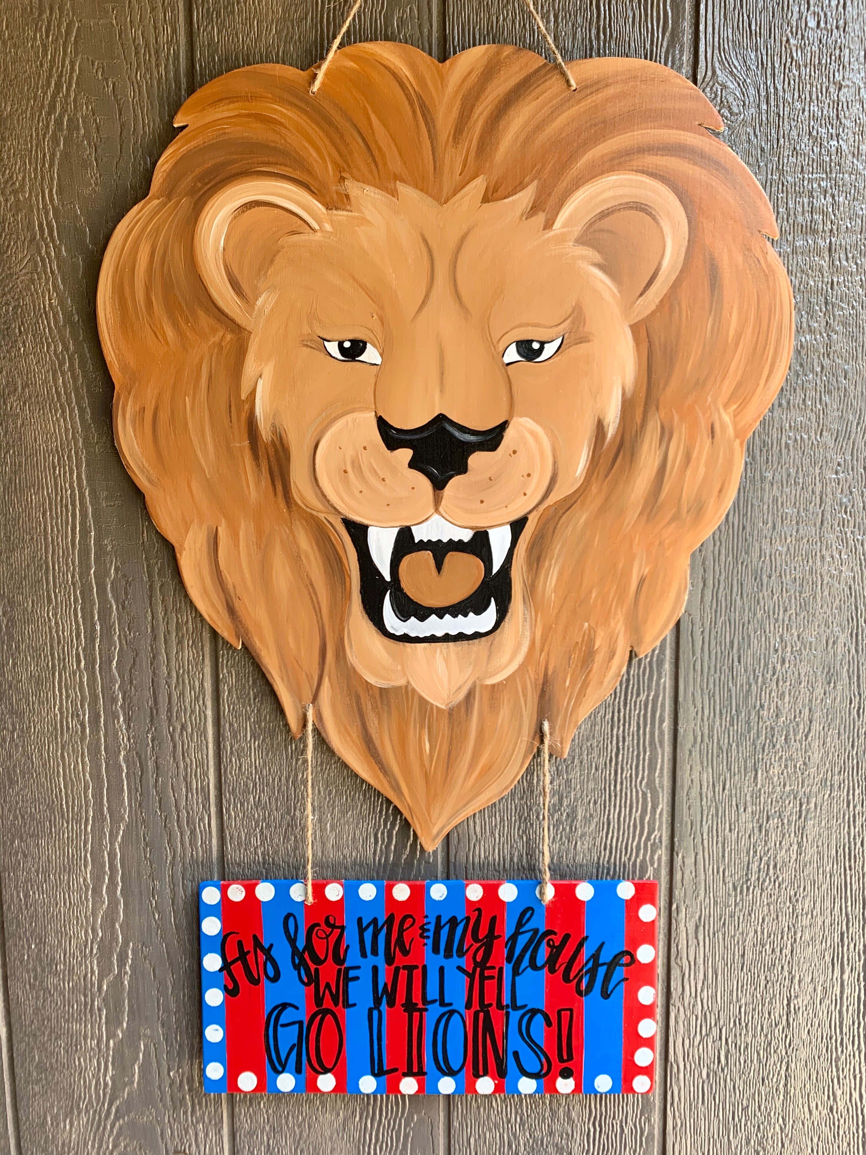 Mascot Door Hanger