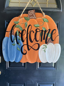 Pumpkins Door Hanger