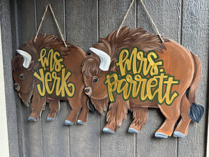 Buffalo Door Hanger