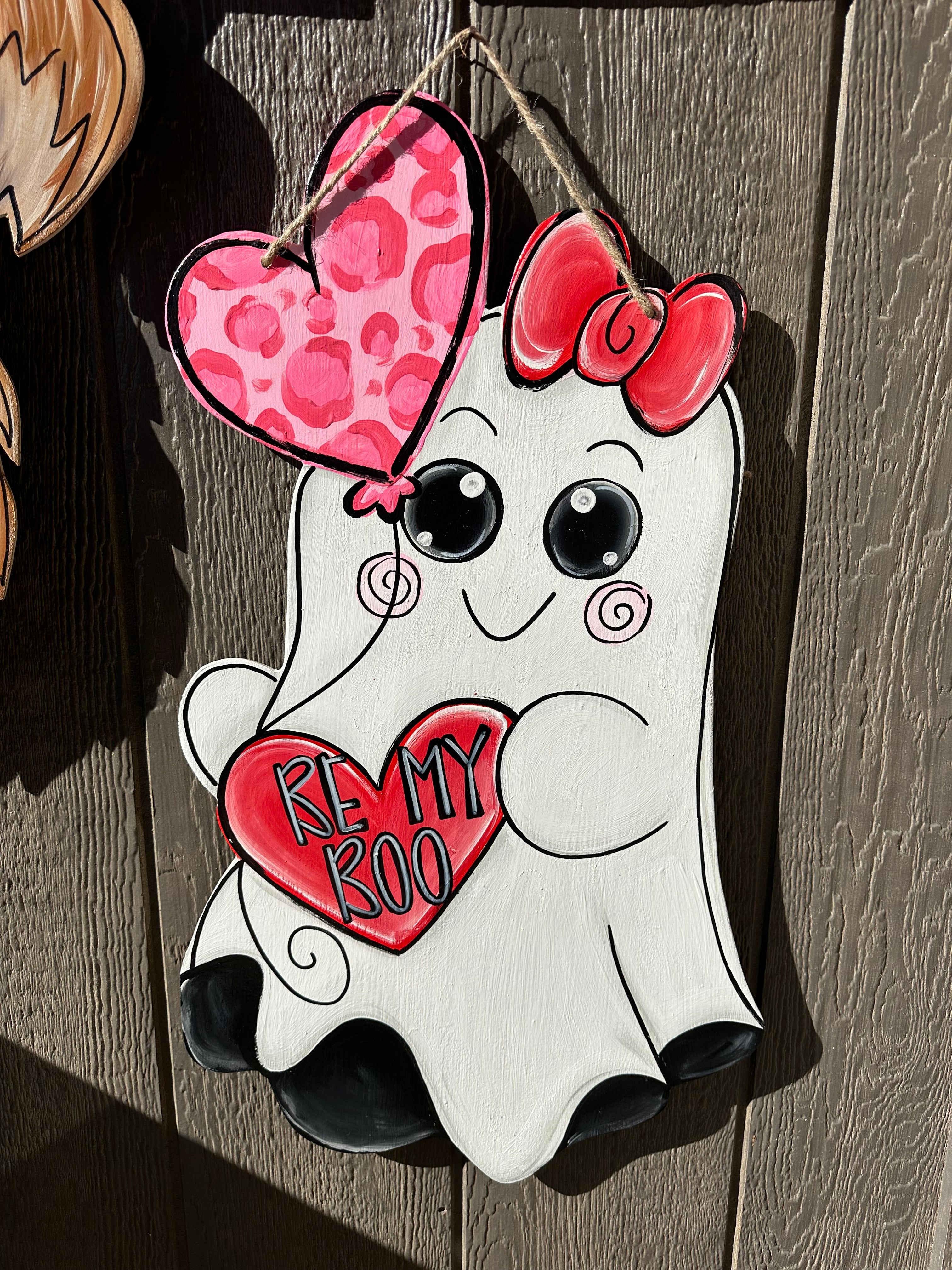 Be My Boo Valentine Door Hanger