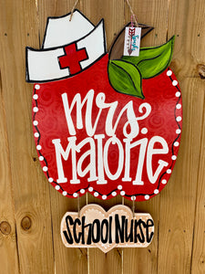 School Nurse Door Hanger