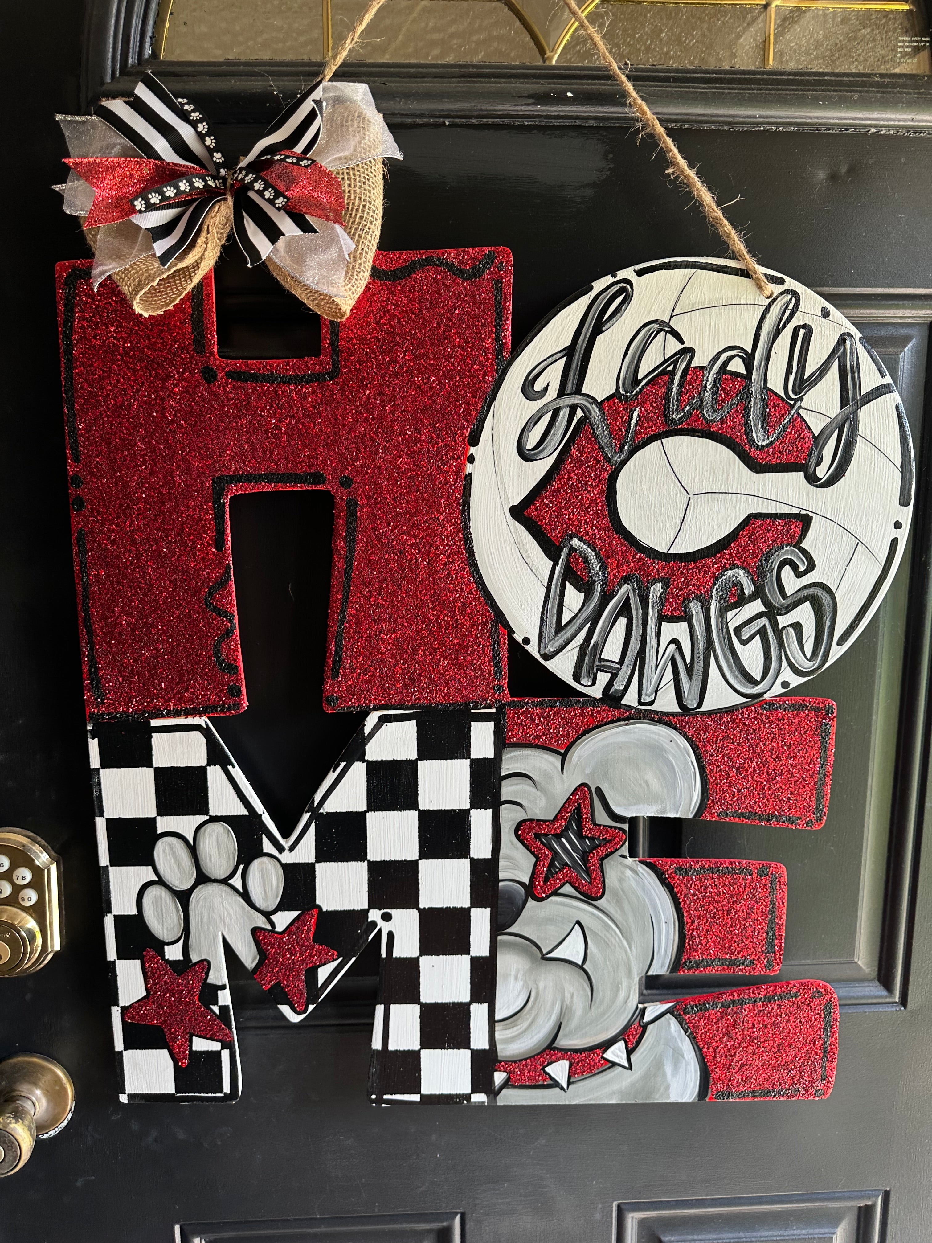 Volleyball HOME Door Hanger