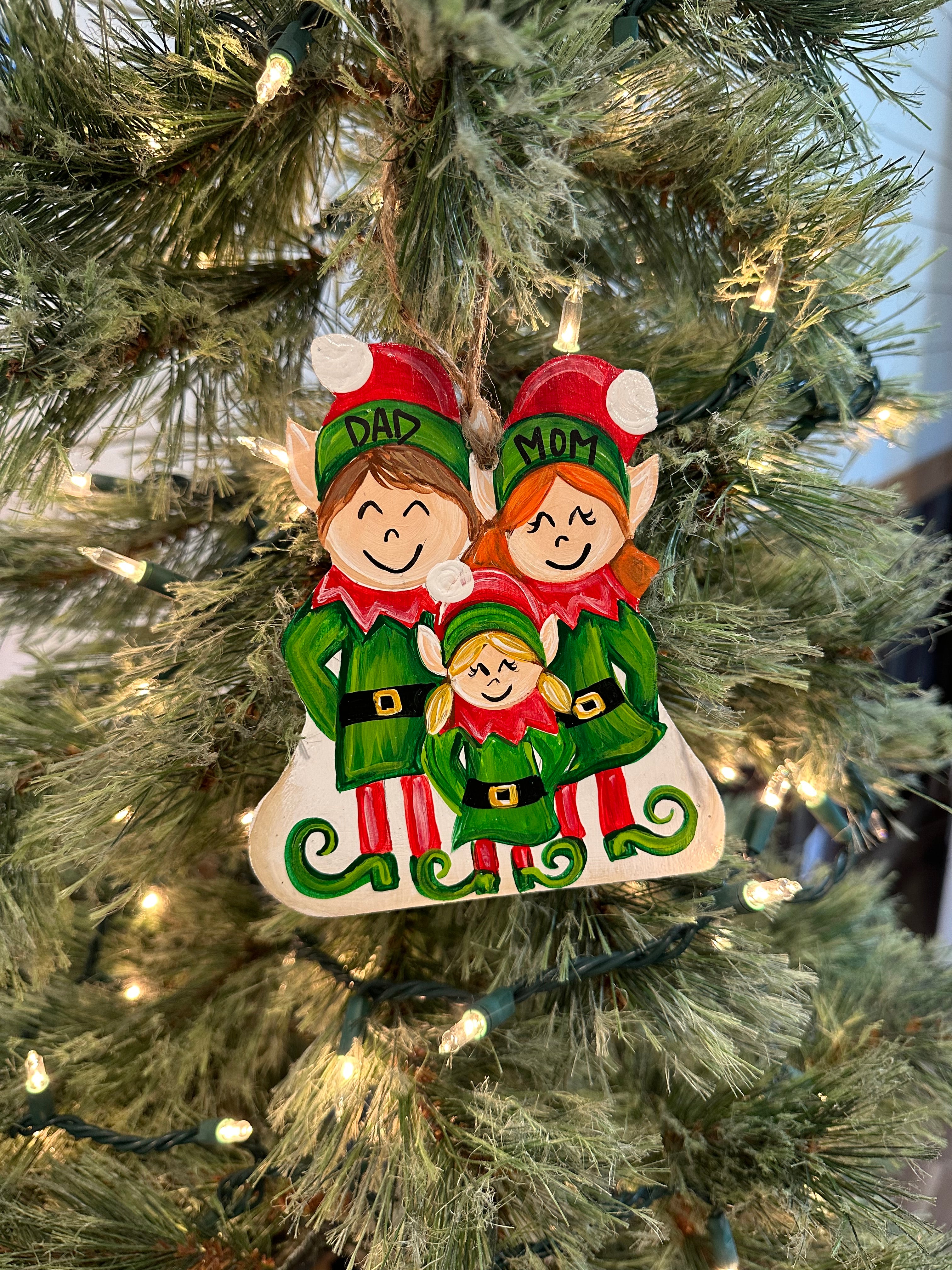 Elf Fam Ornament