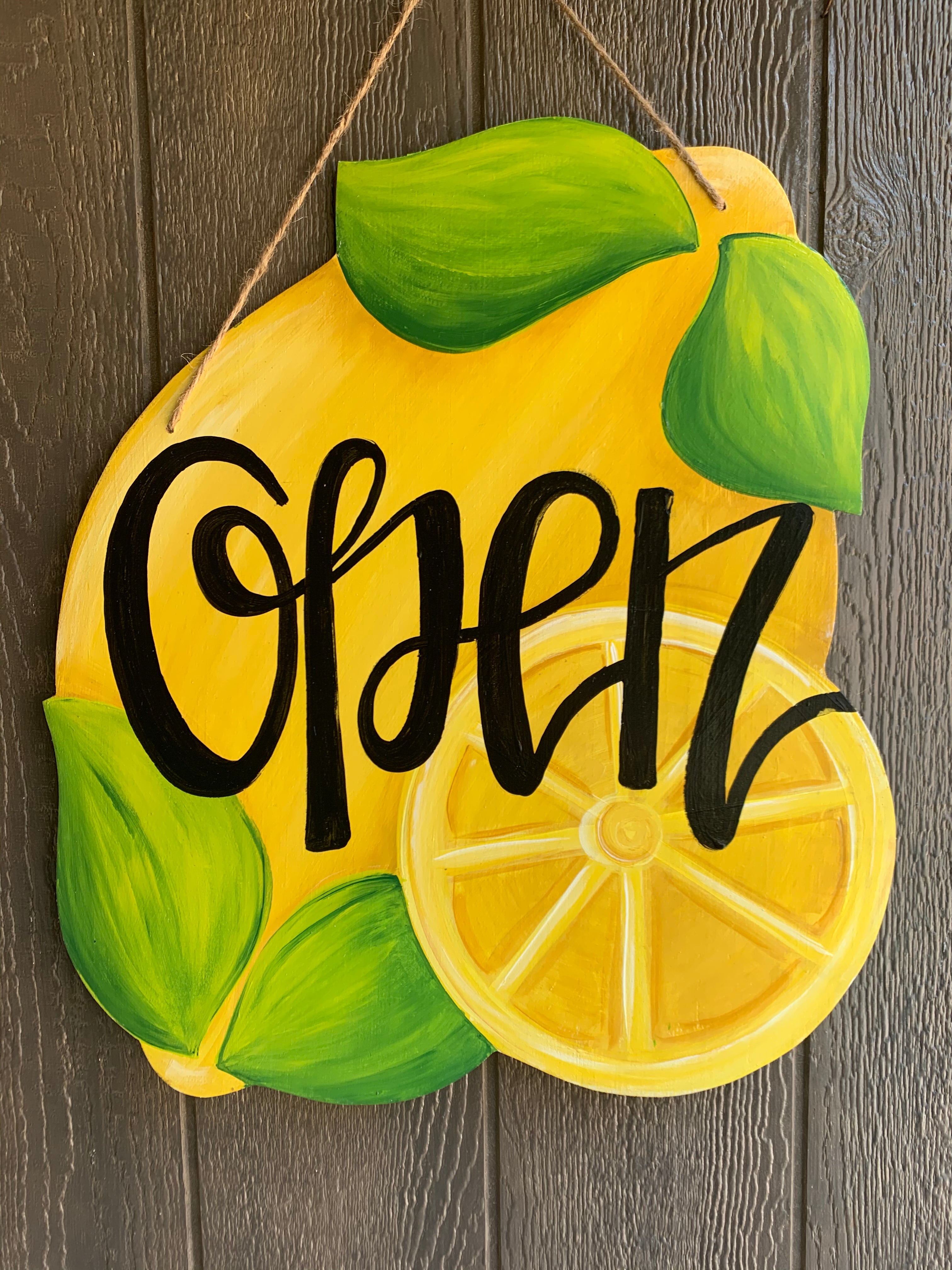 Lemon Door Hanger