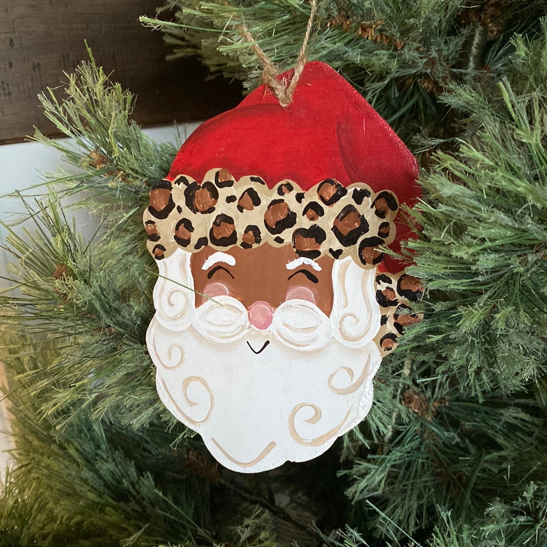 Chocolate Santa Ornament