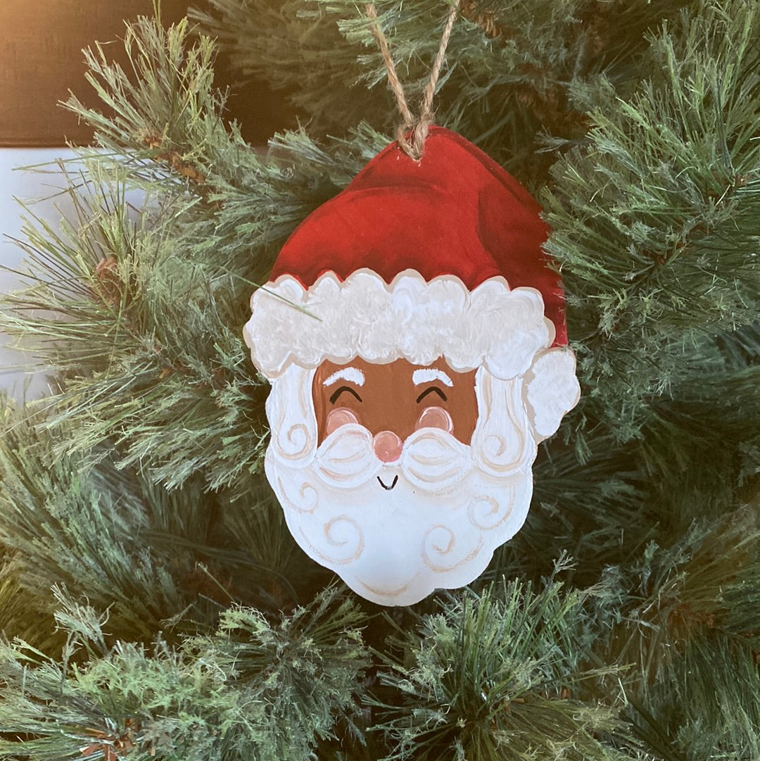 Chocolate Santa Ornament