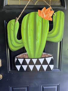 Cactus Door Hanger