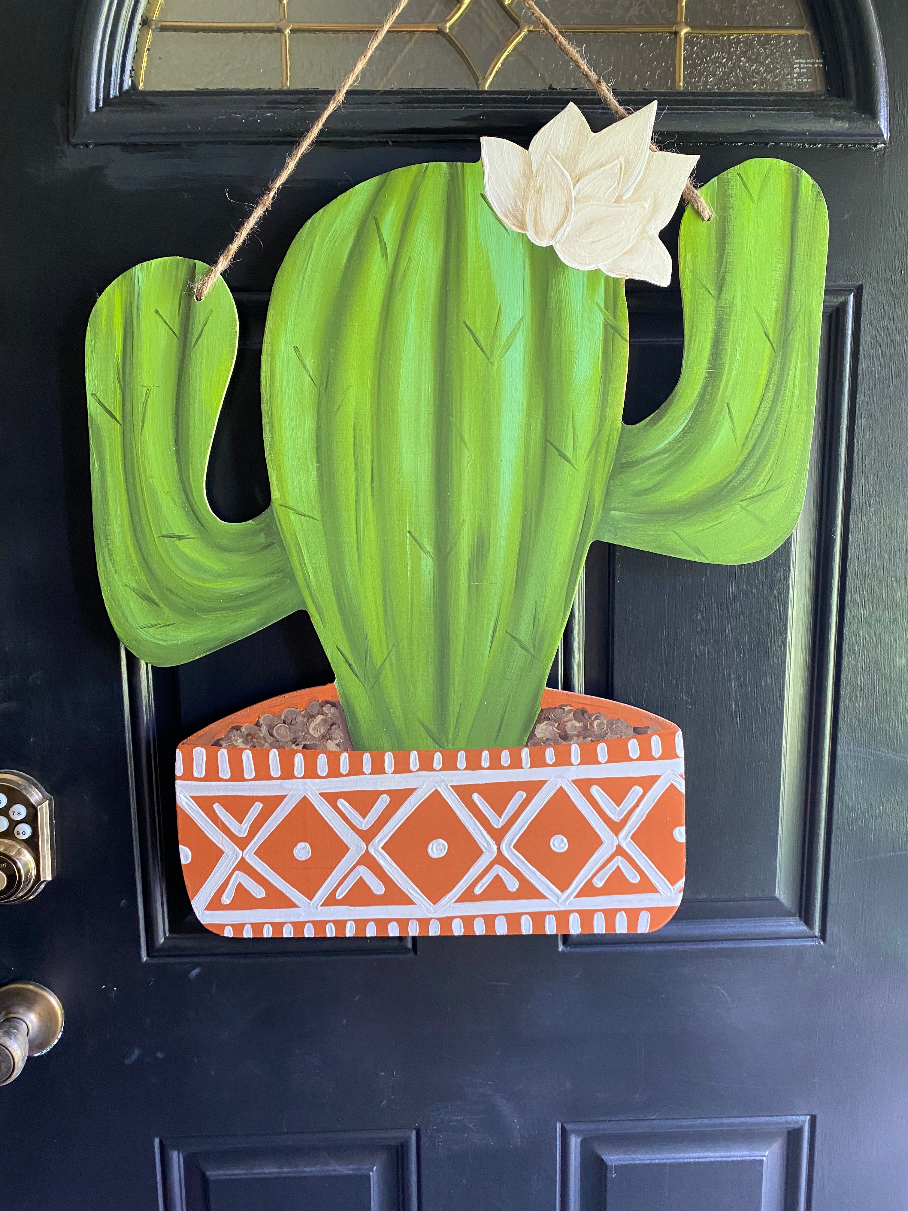 Cactus Door Hanger
