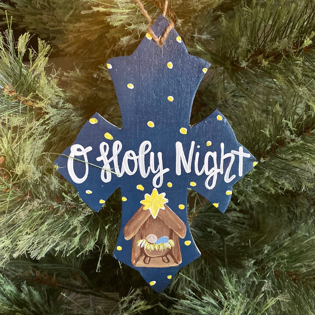 Holy Night Cross Ornament