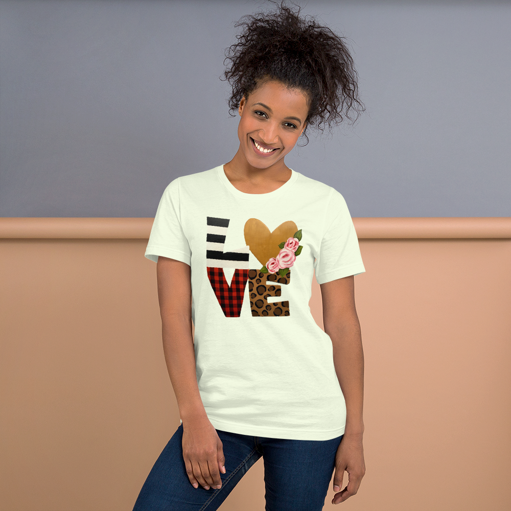 Short-Sleeve Unisex LOVE T-Shirt